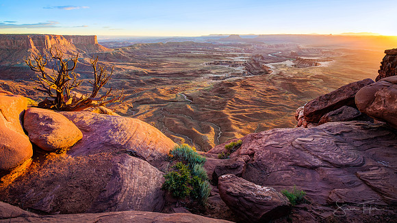 Canyonlands Sunset Panorama