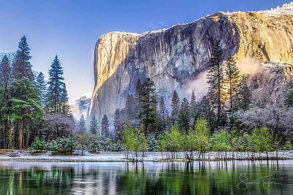 Spring Mist In Yosemite