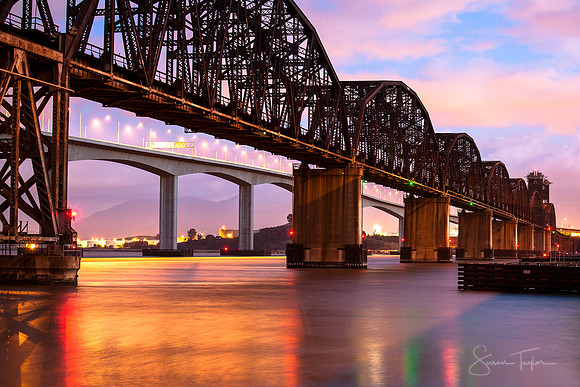 Serene Sunset - Benicia-Martinez Bridge