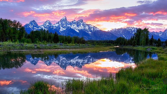 Teton Sunset Delight