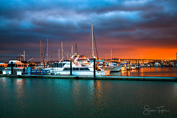 Martinez Marina Sunset