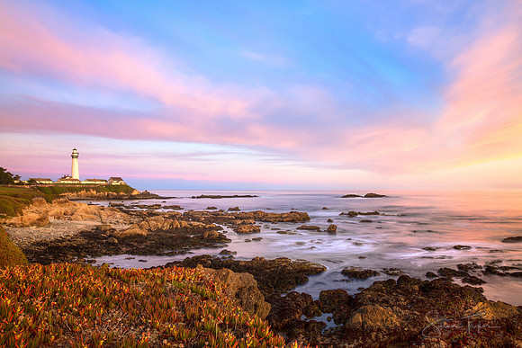 Pacific Coast Pastel Sunset