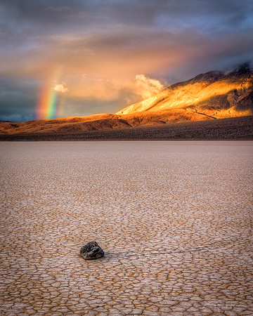 Death Valley Racetrack Rainbow