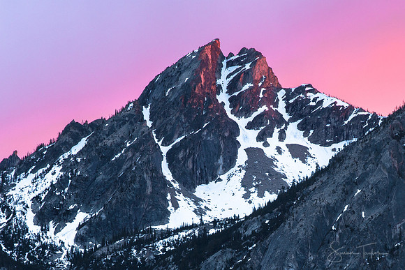 Sunset Over Mount McGown, Idaho