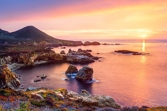 Big Sur Golden Sunset