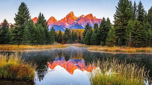 Grand Teton First Autumn Light