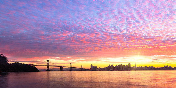 San Francisco Bay Winter Sunset