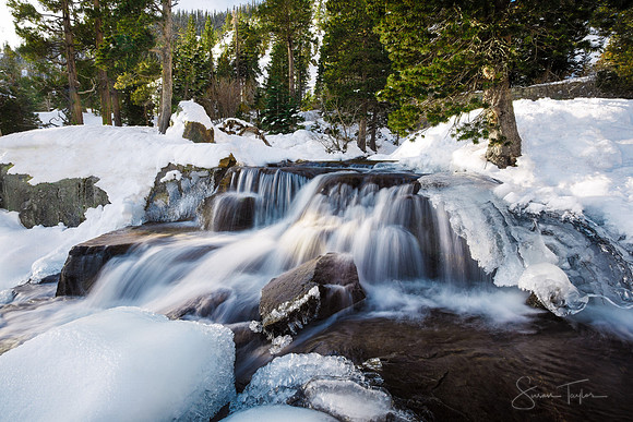 Snowy Eagle Falls, Lake Tahoe