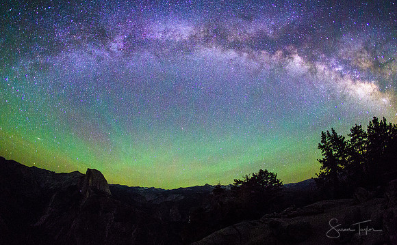 Half Dome and the Milky Way