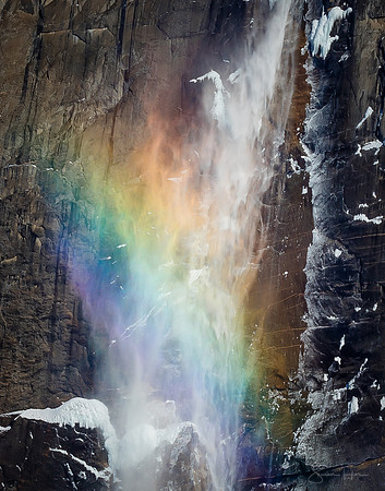 Yosemite Waterfall Rainbow