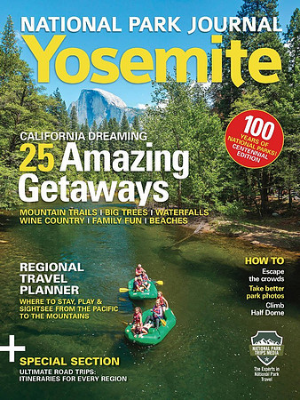 National Park Journal, Yosemite 2016 Edition. California State Parks Foundation Ad - Big Sur First Light