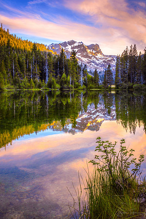 Sierra Buttes Spring Reflection