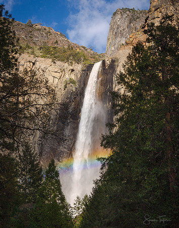 Bridalveil Falls Rainbow, Yosemite