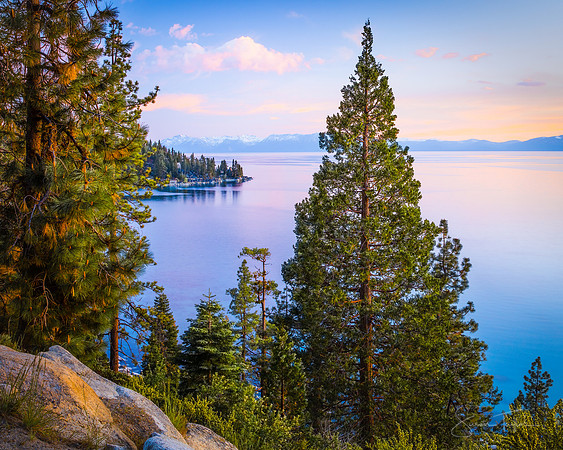 Spring Sunset, Lake Tahoe