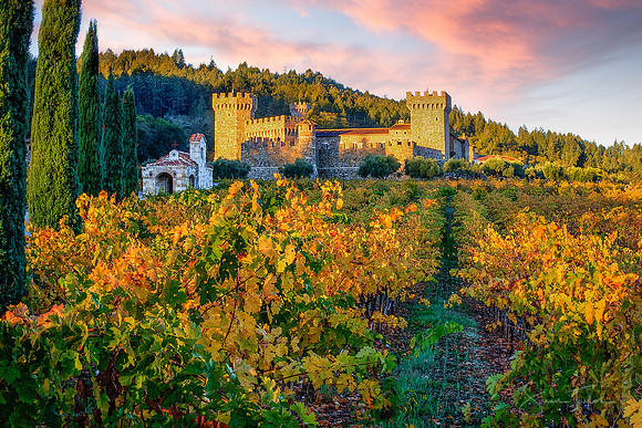 Napa Valley Castle Sunrise
