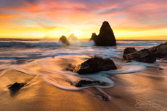 San Francisco Bay Area Beach Sunset