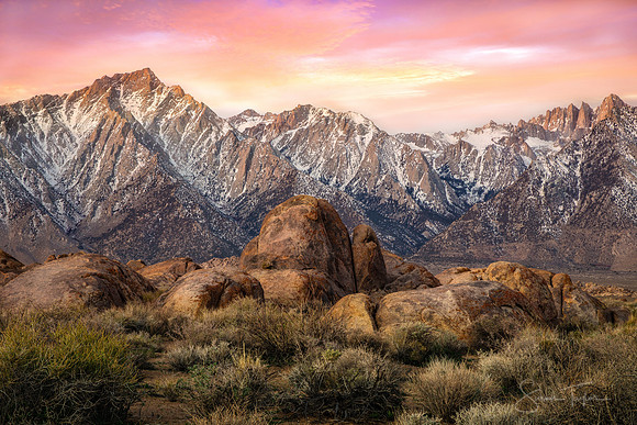 Eastern Sierra Alpenglow