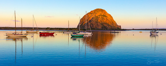 Morro Bay Reflection- Panorama