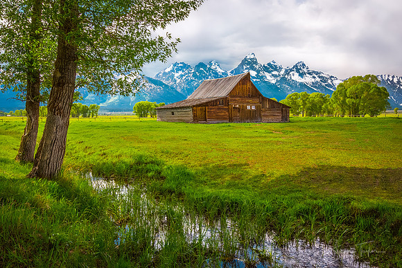 Mormon Barn At The Grand Tetons