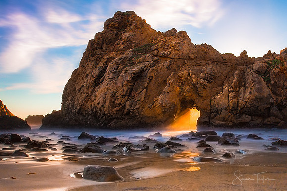 Natural Window Of Light, Big Sur
