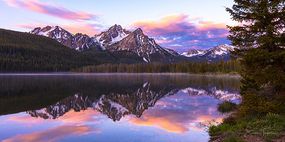 Dawn At Stanley Lake, Idaho
