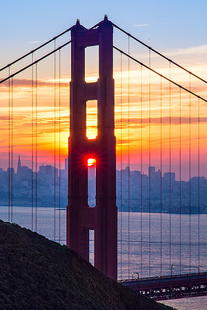 Golden Gate Bridge Sunrise, San Francisco