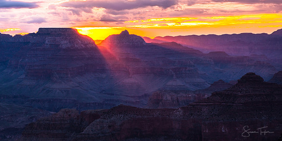 Grand Canyon At Sunrise, South Rim