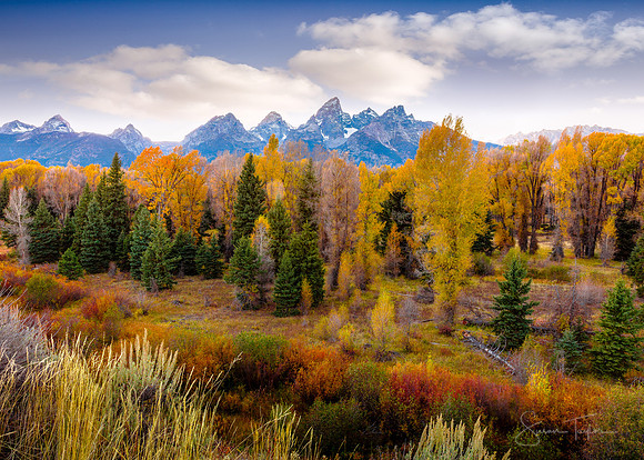 Autumn Morning at Grand Teton National Park