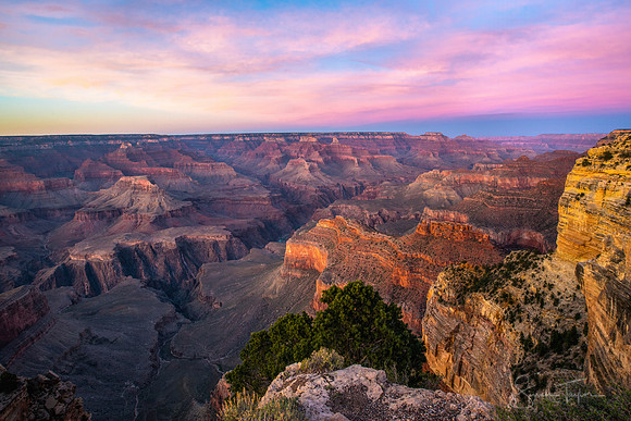 Grand Canyon Spring Sunset, South Rim