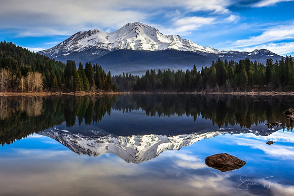 Mount Shasta Morning Reflection