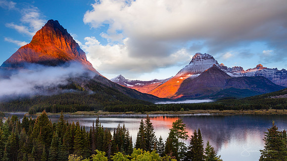Autumn Sunrise, Glacier National Park