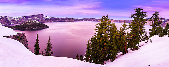 Sunset Dreaming At Crater Lake